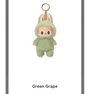 Popmart Labubu exciting macaron green grape authentic